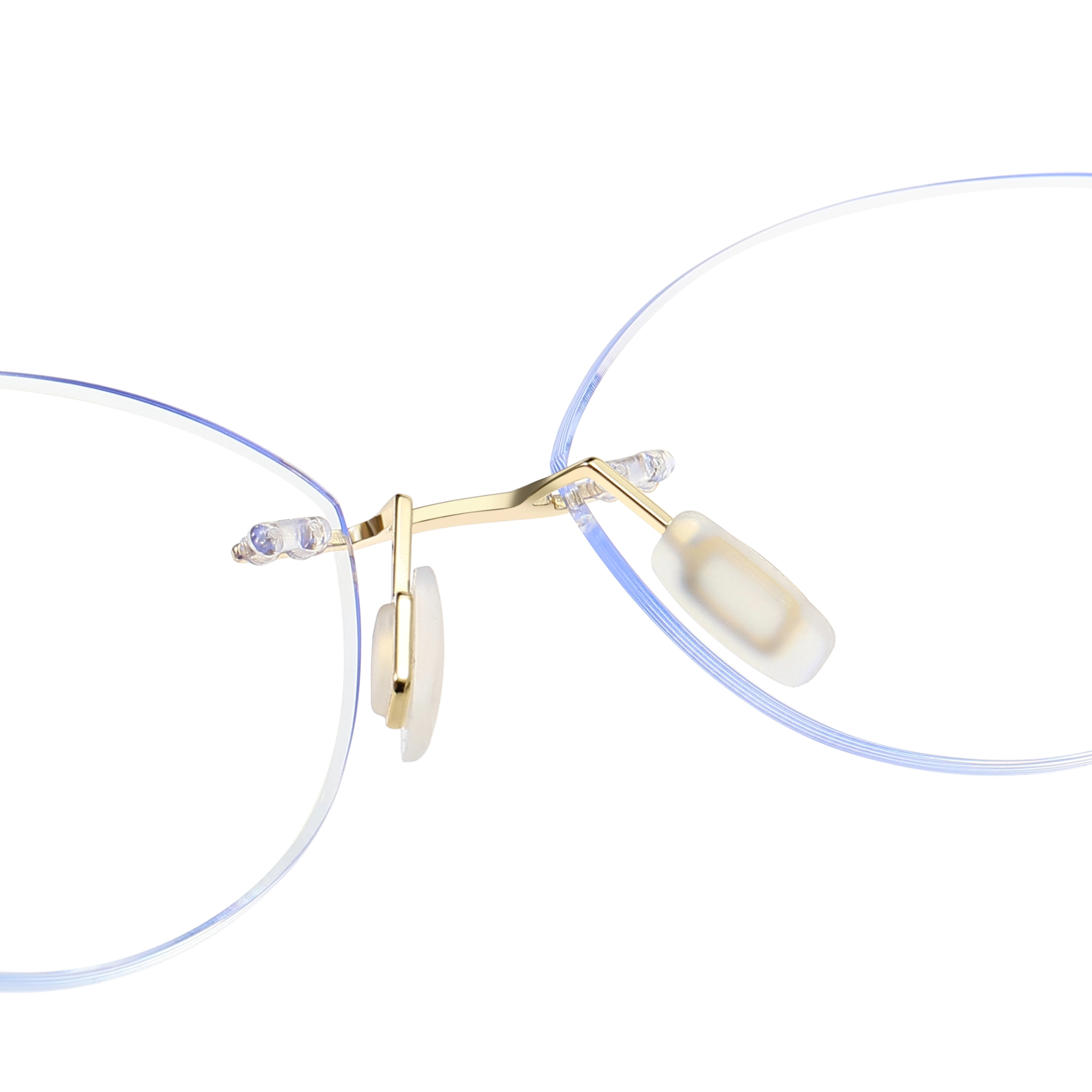 Abina-Rimless prescription optical glasses for women with magnetic polarizing lens set-7212