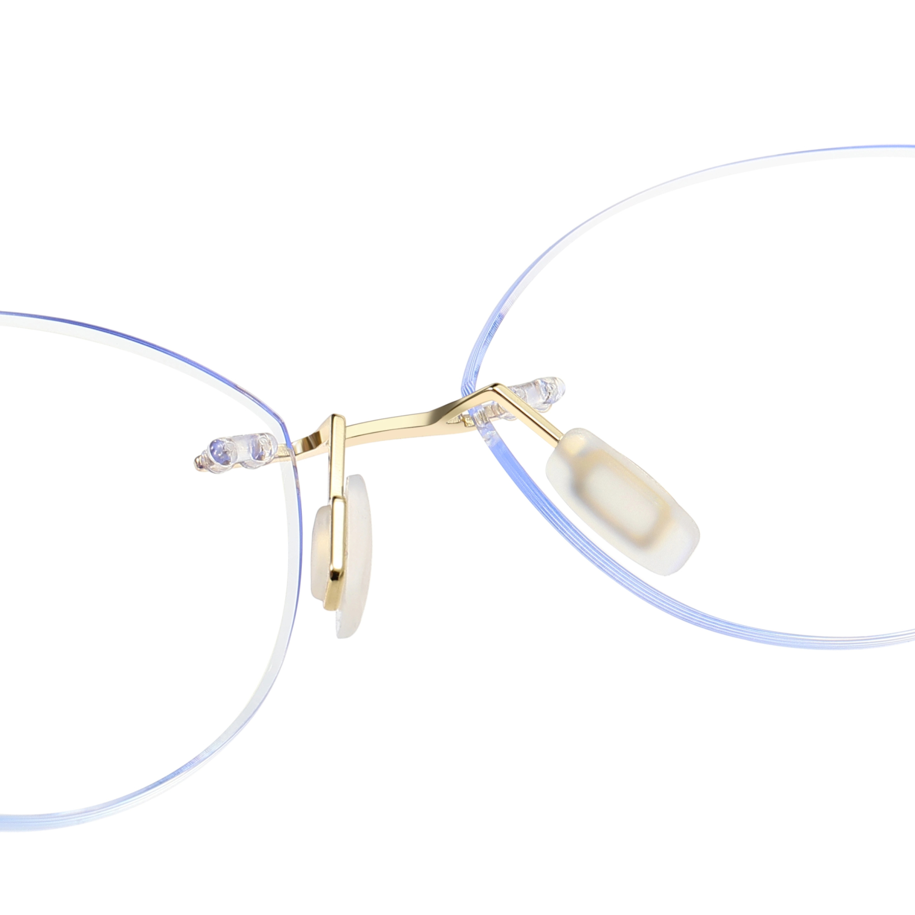 Abina-Rimless prescription optical glasses for women with magnetic polarizing lens set-7212