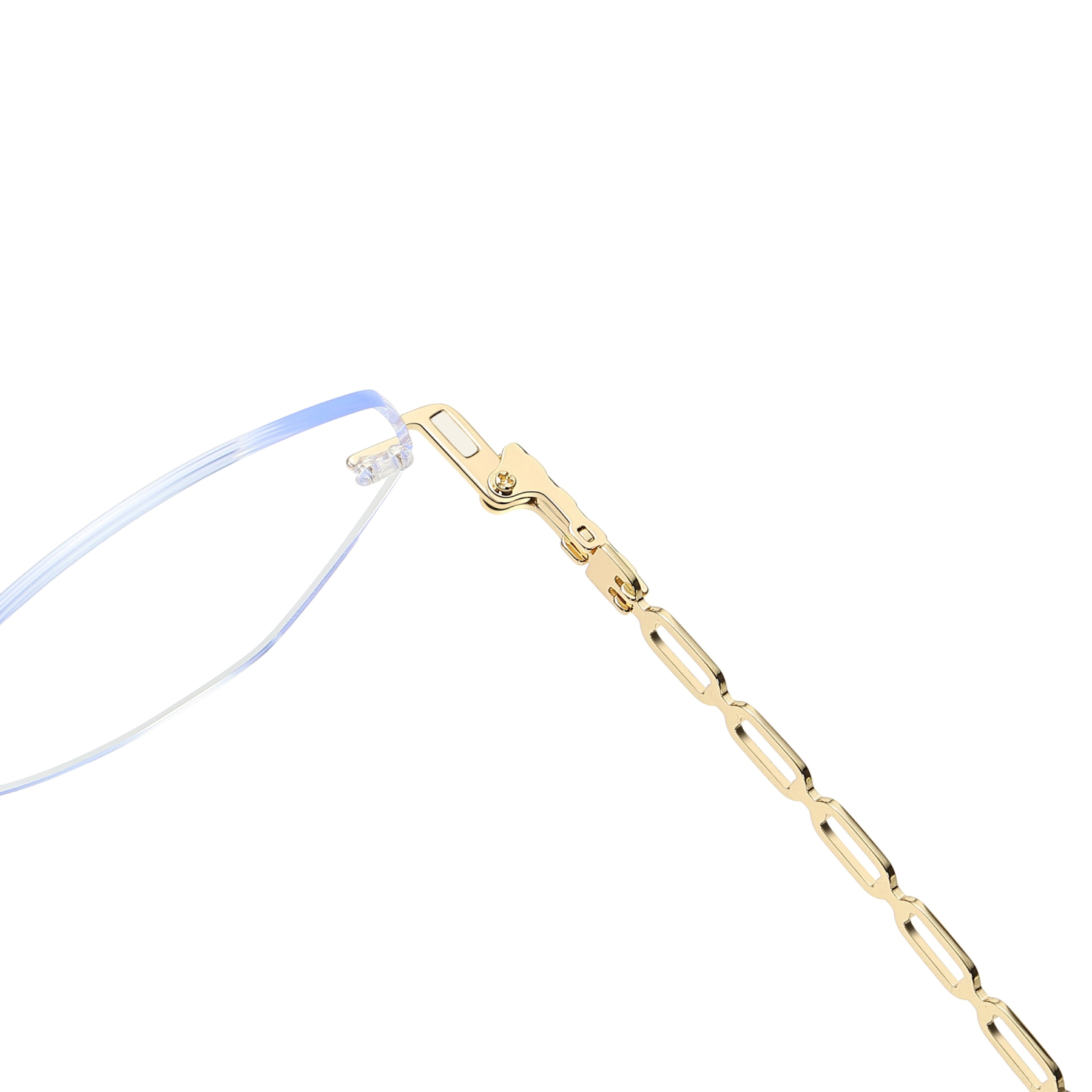 Abina-Rimless prescription optical glasses for women with magnetic polarizing lens set-7212