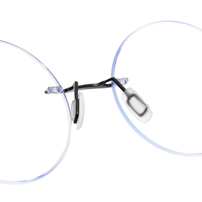 Adelaide-Rimless prescription optical glasses for women with magnetic polarizing lens set-7213