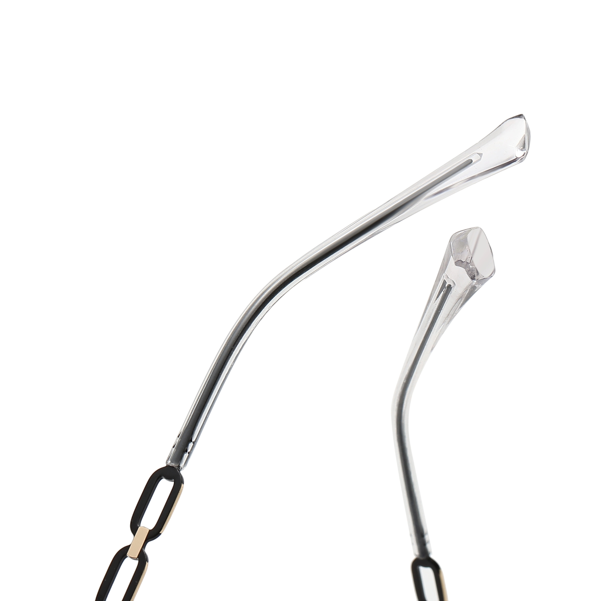 Adelaide-Rimless prescription optical glasses for women with magnetic polarizing lens set-7213