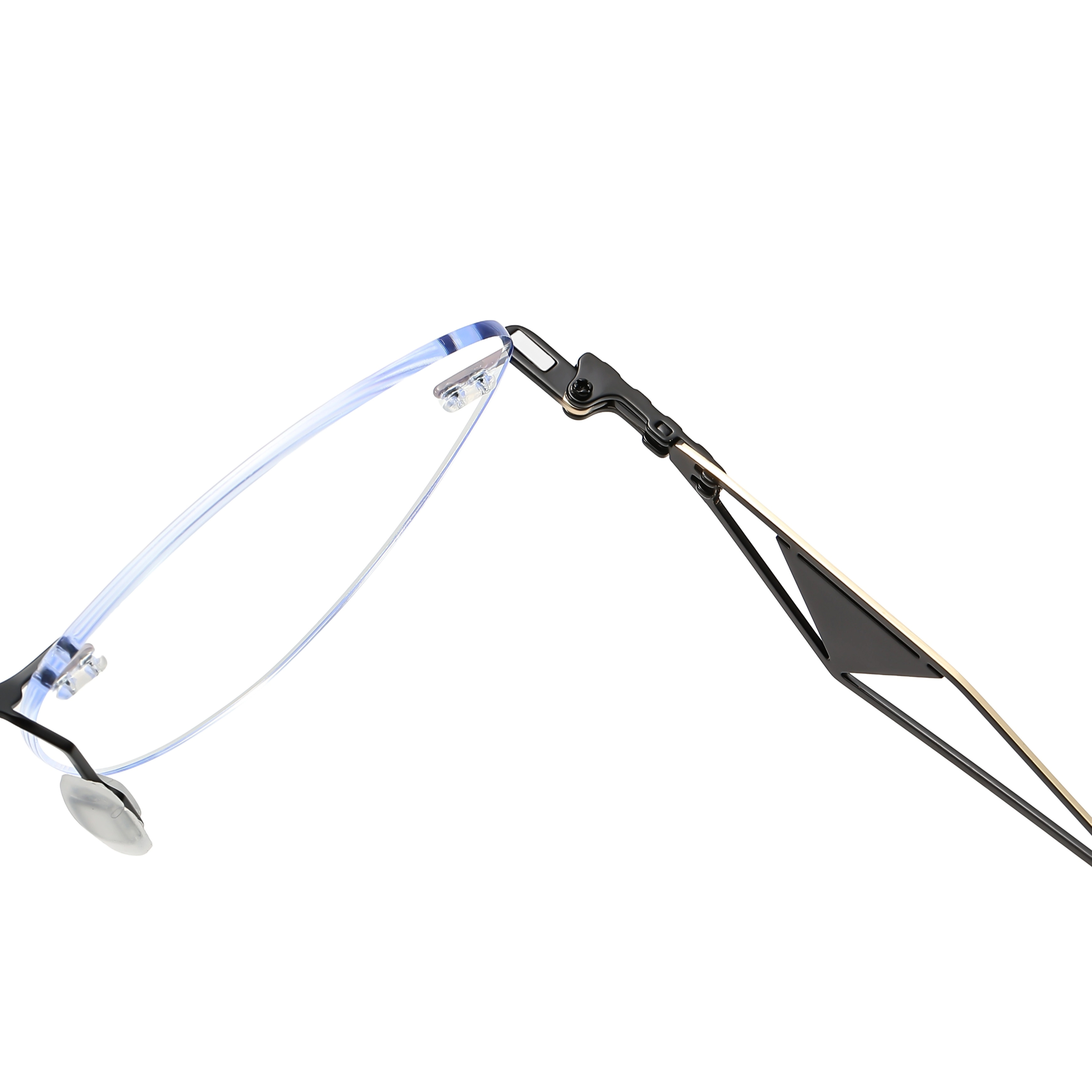 Abigail-Rimless prescription optical glasses for women with magnetic polarizing lens set-7210