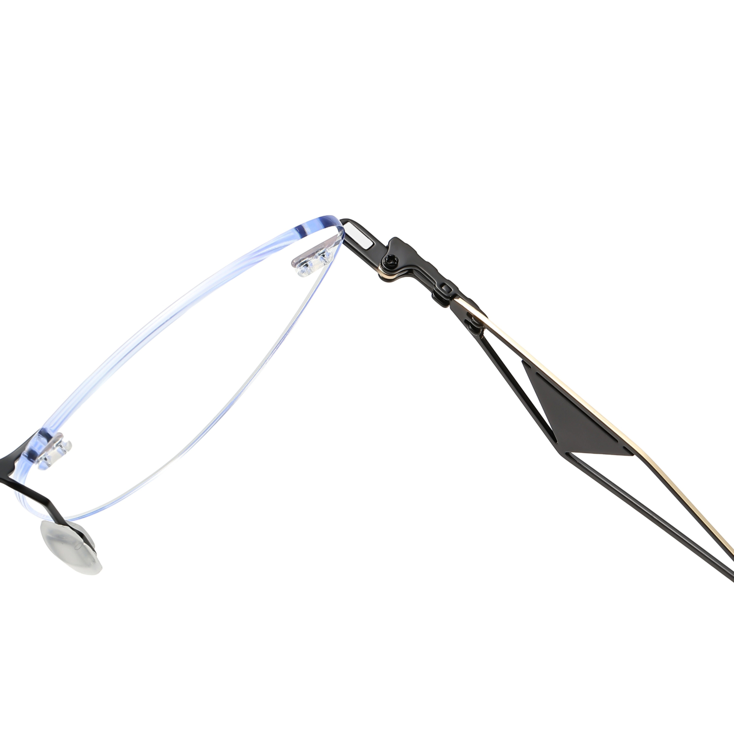 Abigail-Rimless prescription optical glasses for women with magnetic polarizing lens set-7210