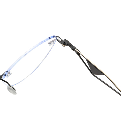 Abigail-Rimless prescription optical glasses for women with magnetic polarizing lens set-7210