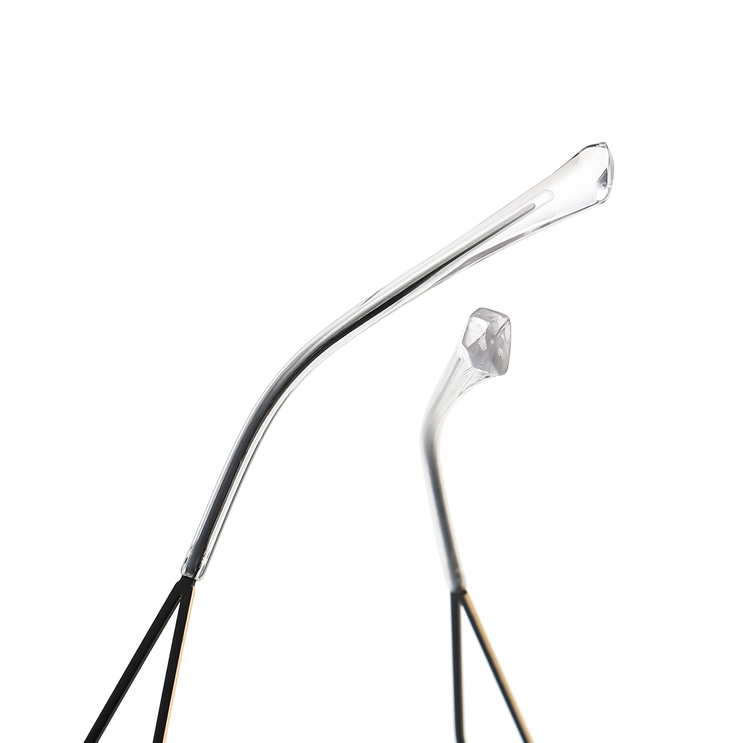 Abigail-Rimless prescription optical glasses for women with magnetic polarizing lens set-7210