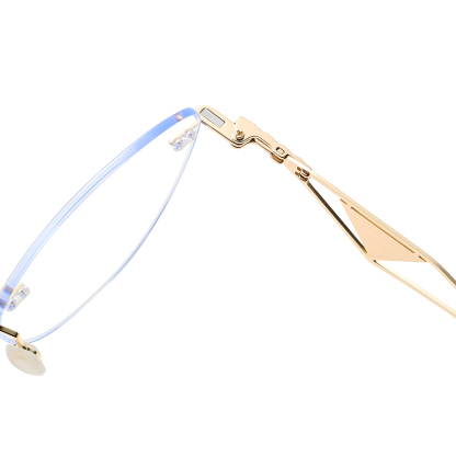 Adalia-Rimless prescription optical glasses for women with magnetic polarizing lens set-7211