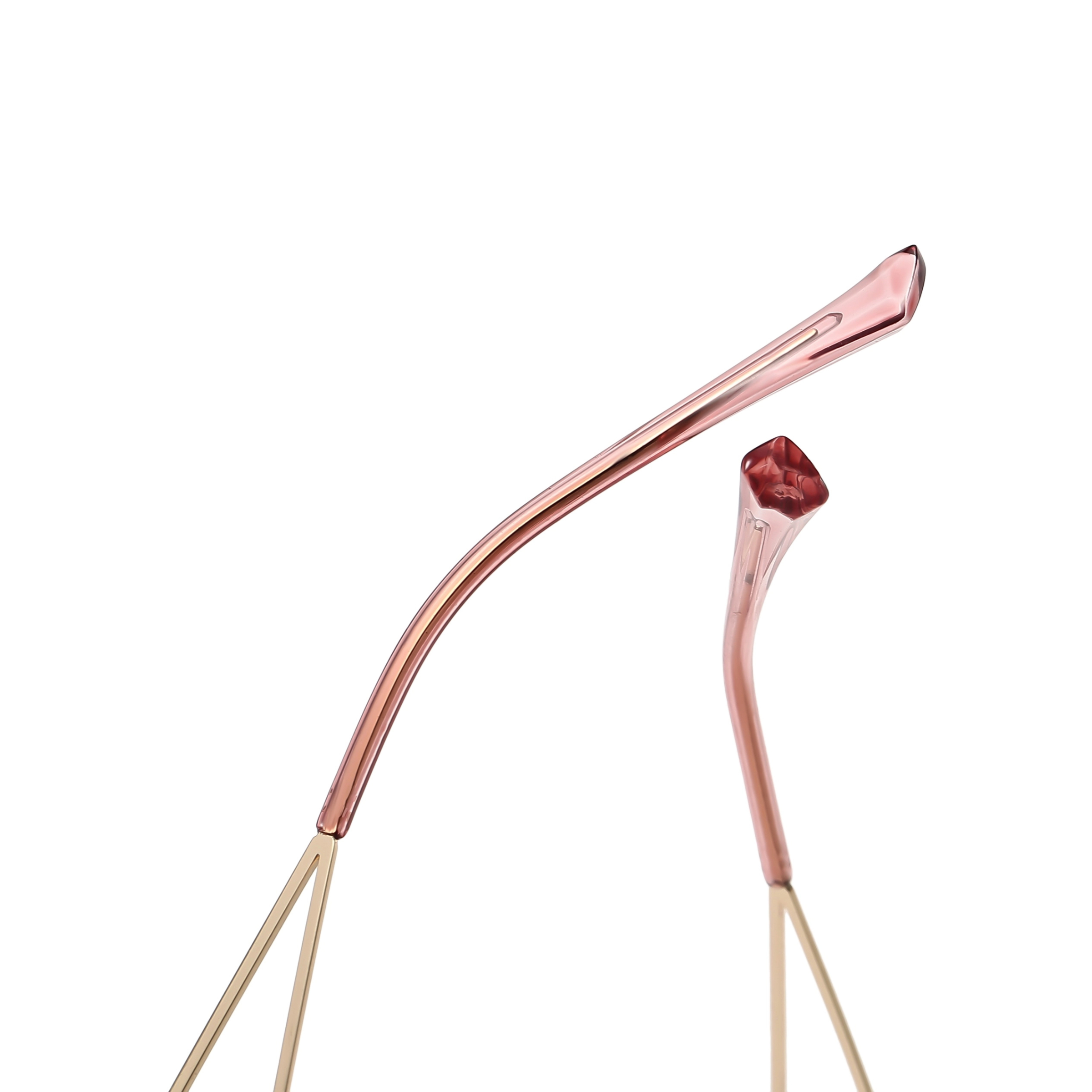 Adalia-Rimless prescription optical glasses for women with magnetic polarizing lens set-7211