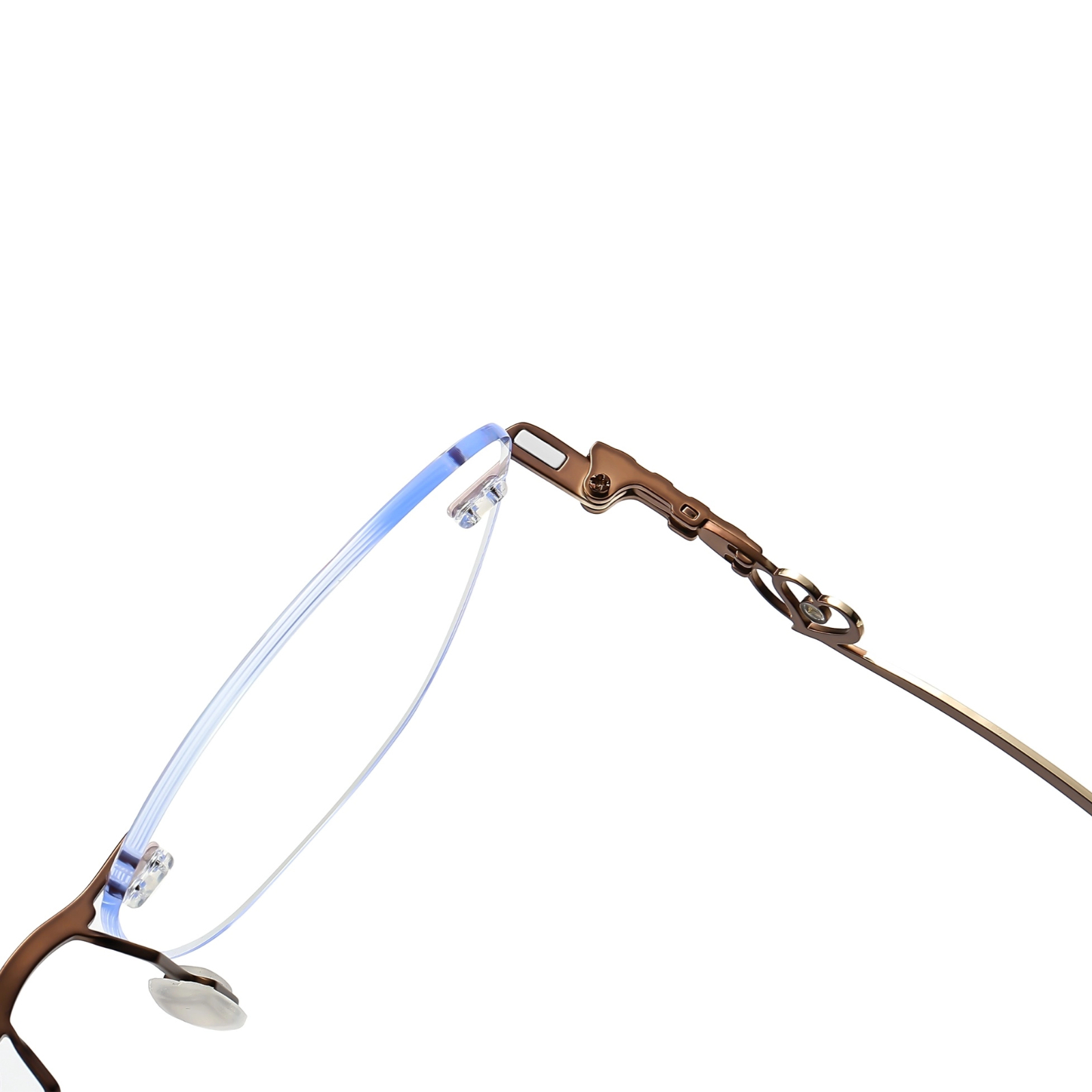 Kat-Women's rimless magnetic polarizing set is available with prescription lens-7207