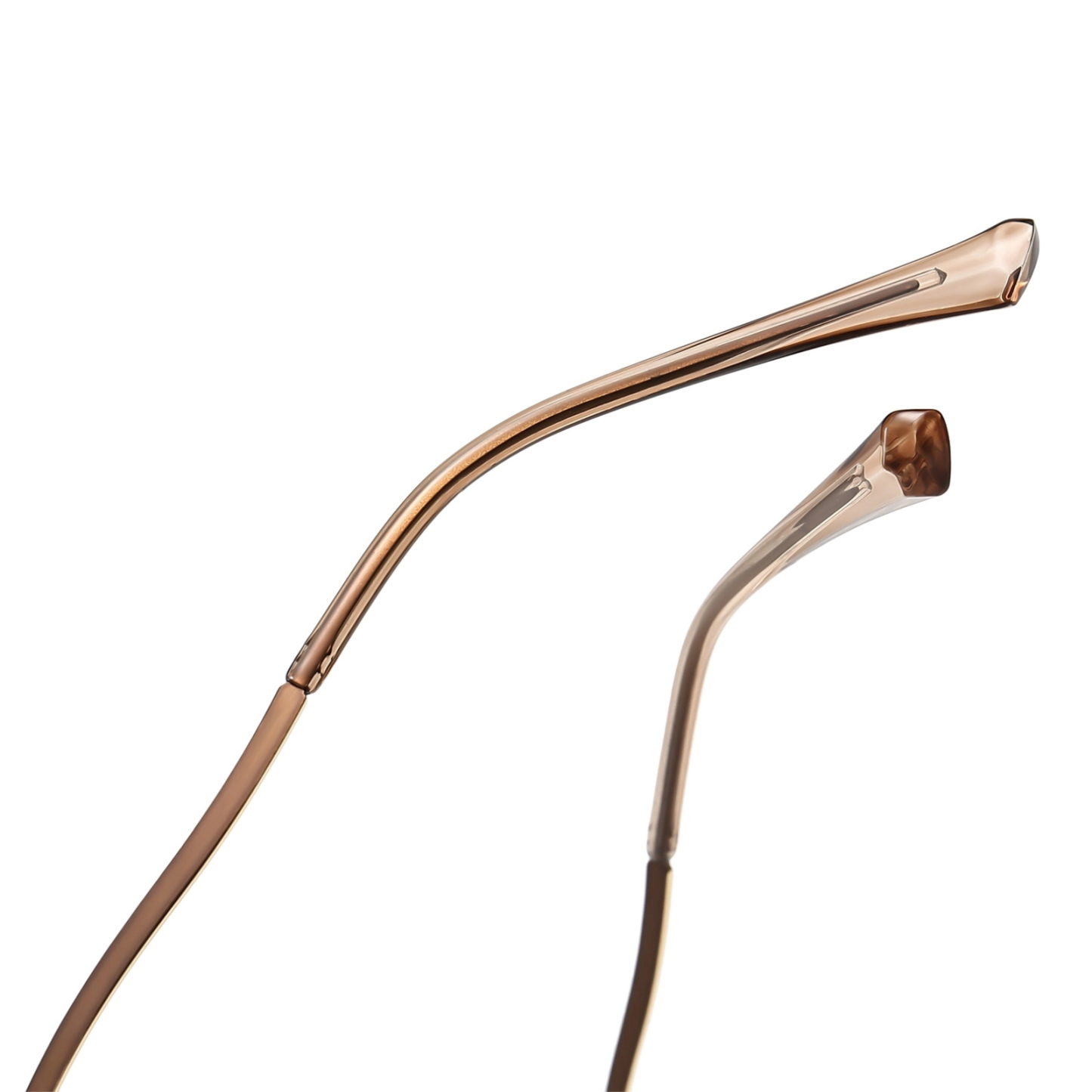 Kat-Women's rimless magnetic polarizing set is available with prescription lens-7207