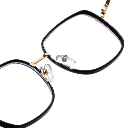 Alison-Square fullrim polarized magnetic prescription glasses include night vision lenses-Glasses Magic