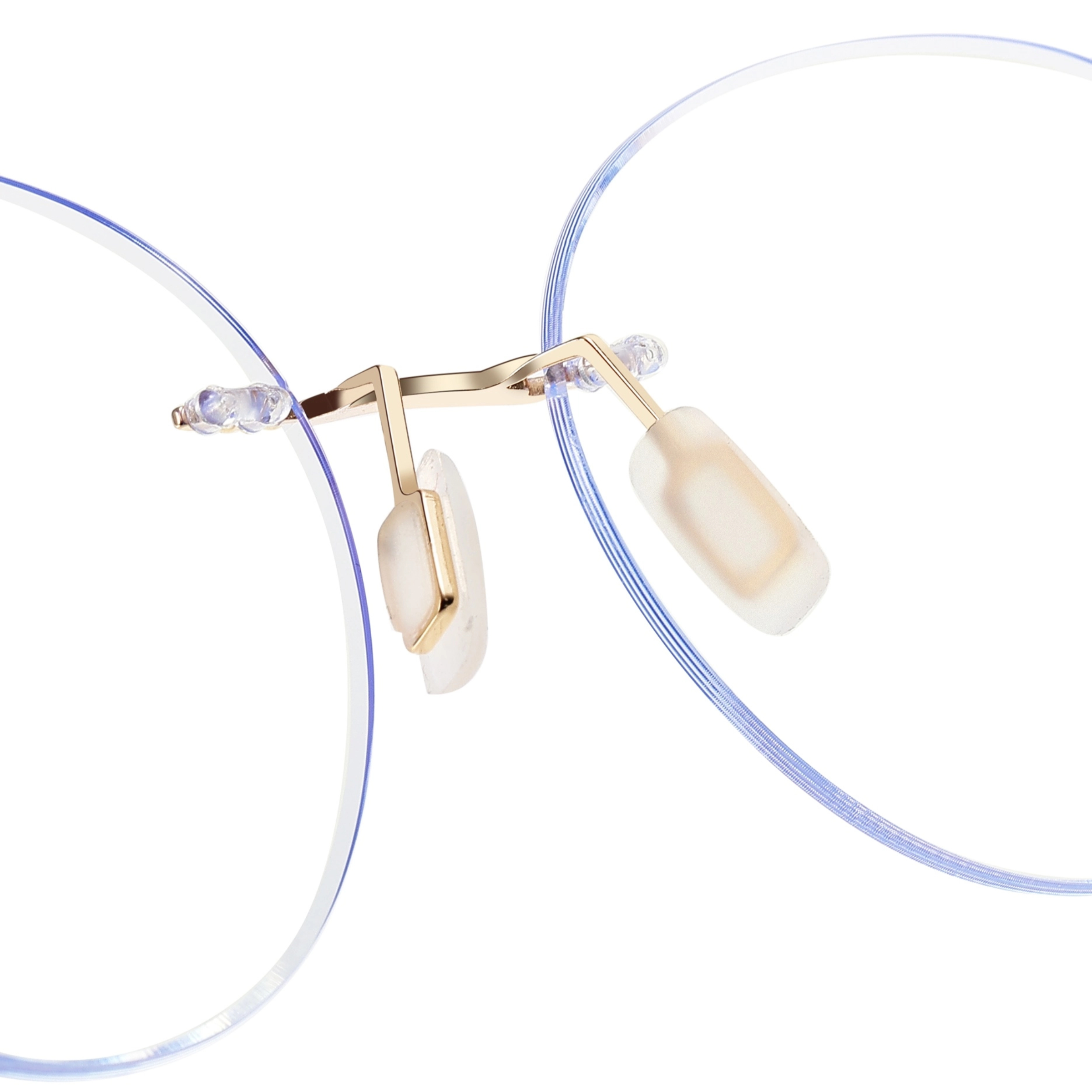 Alicia-Women's rimless magnetic polarizing glasses are available with prescription lenses-7209