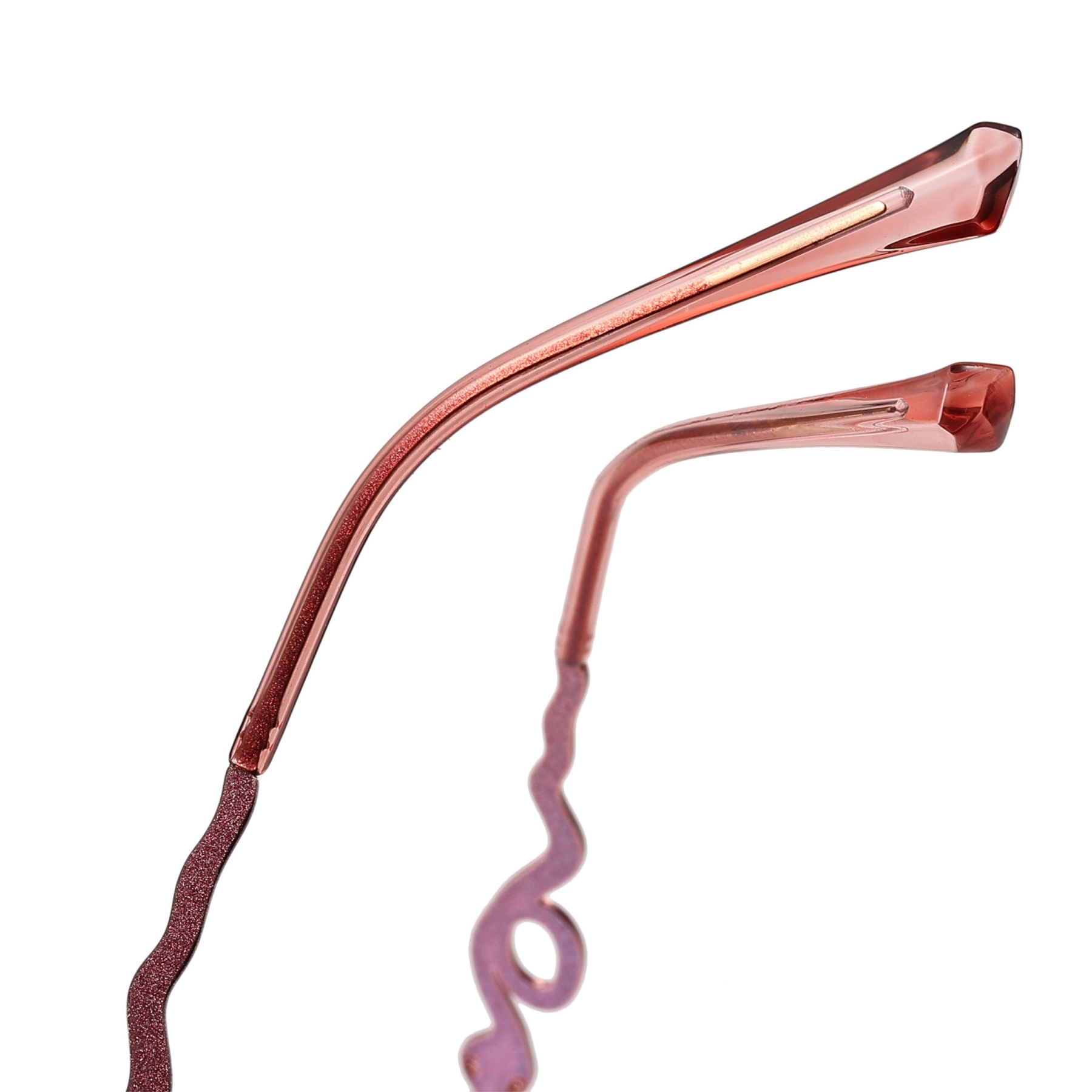 Alicia-Women's rimless magnetic polarizing glasses are available with prescription lenses-7209