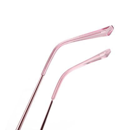 Aine-Women's cat eye metallic plain glasses are available with prescription optical lenses-9751