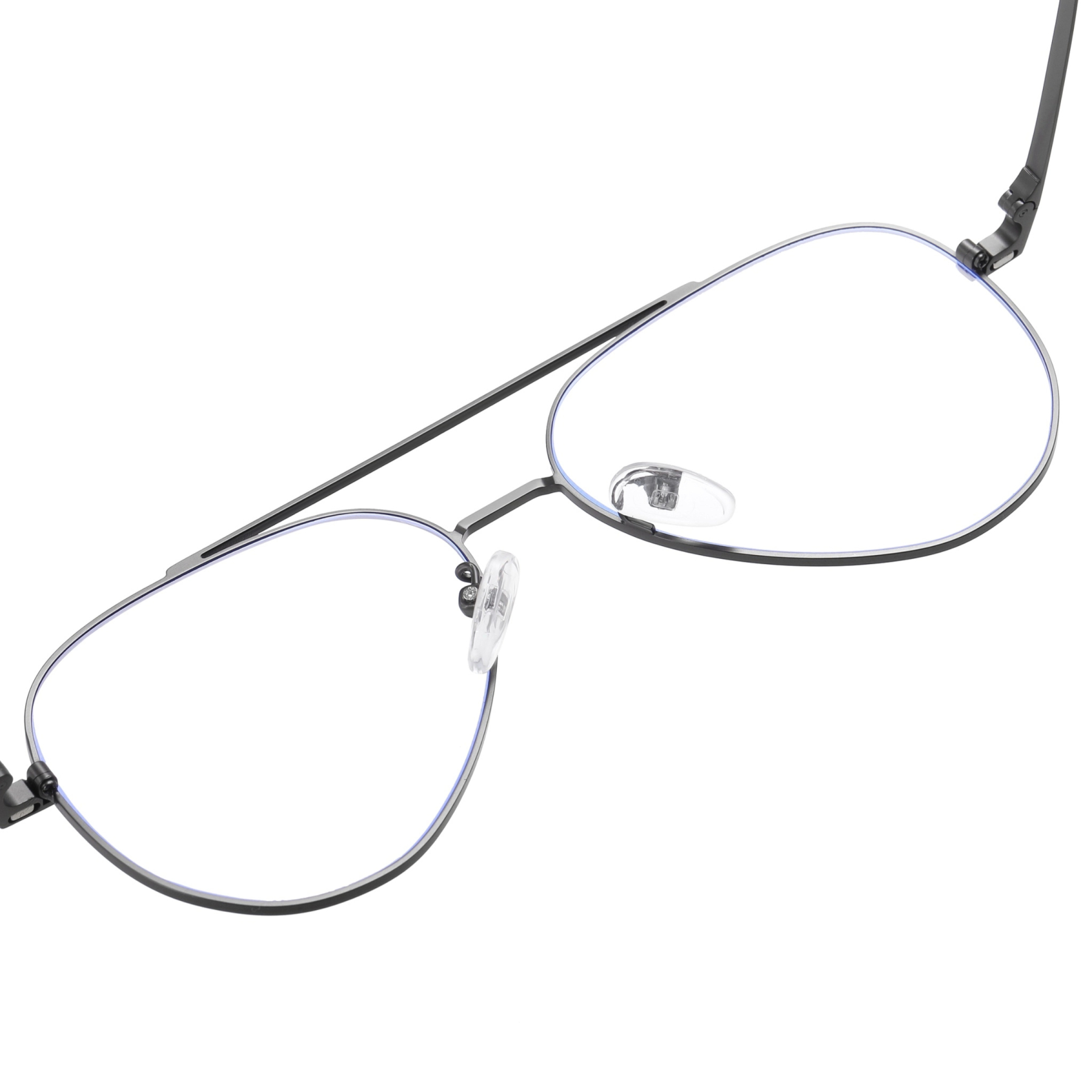 Alger-Aviator fullrim polarized magnetic prescription glasses include night vision lenses-Glasses Magic