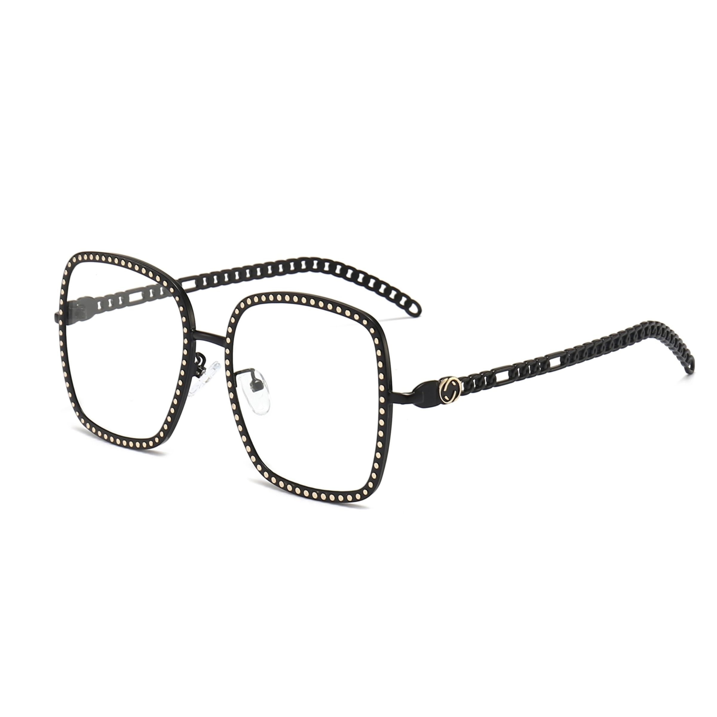 Anna-Women's square plain glasses are available with prescription optical lenses-2951