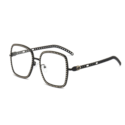 Anna-Women's square plain glasses are available with prescription optical lenses-2951