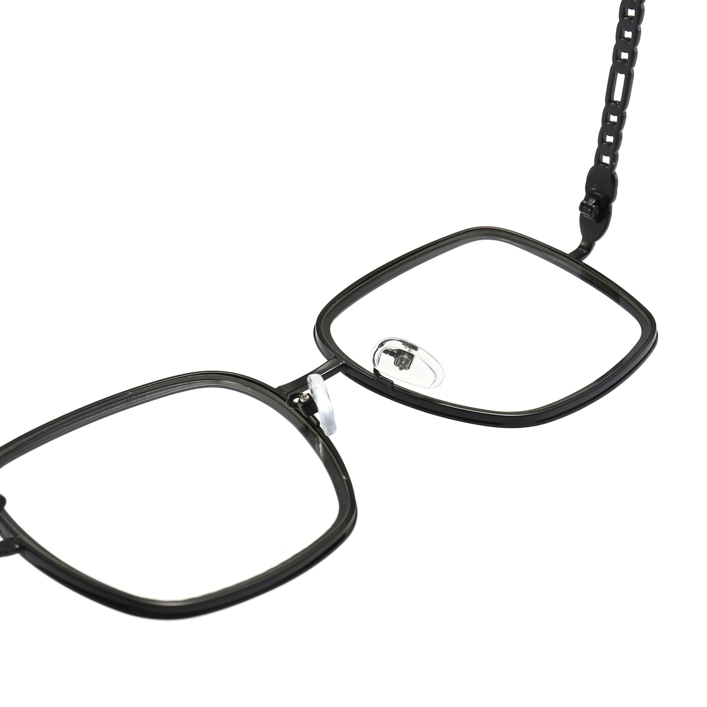 Anna-Women's square plain glasses are available with prescription optical lenses-2951