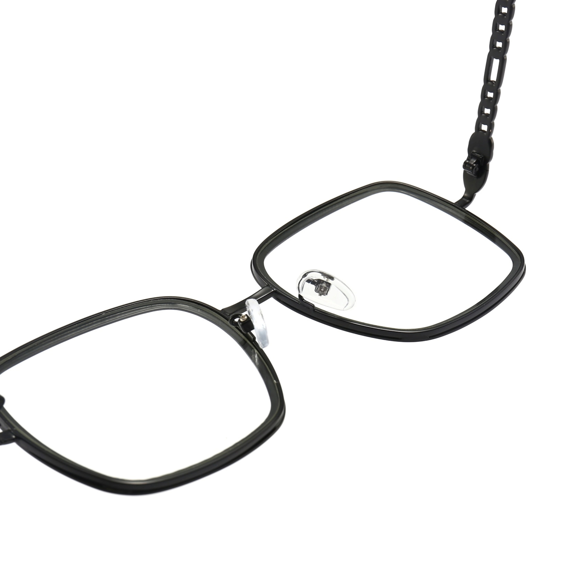 Anna-Women's square plain glasses are available with prescription optical lenses-2951