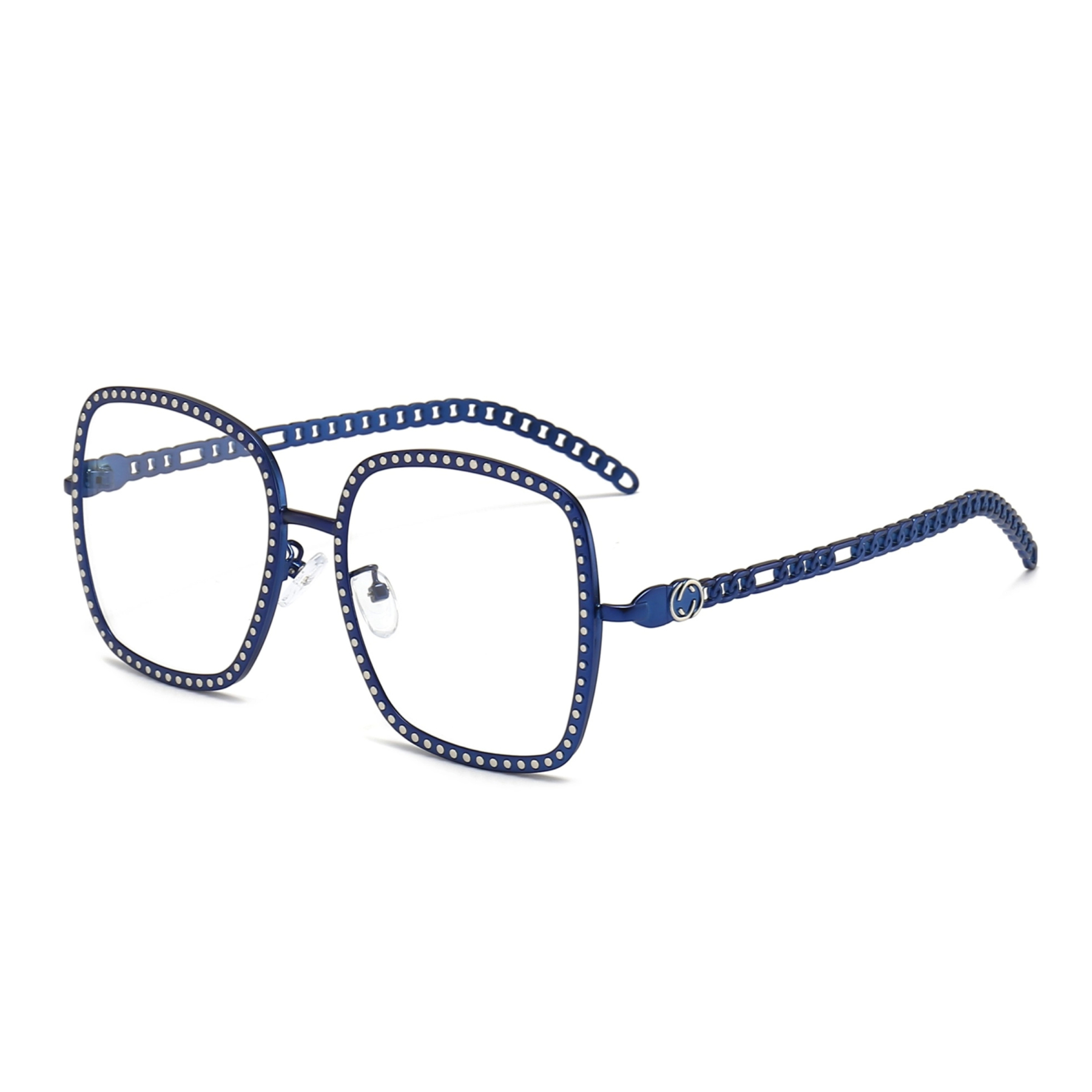 Anna-Women's square plain glasses are available with prescription optical lenses-2951