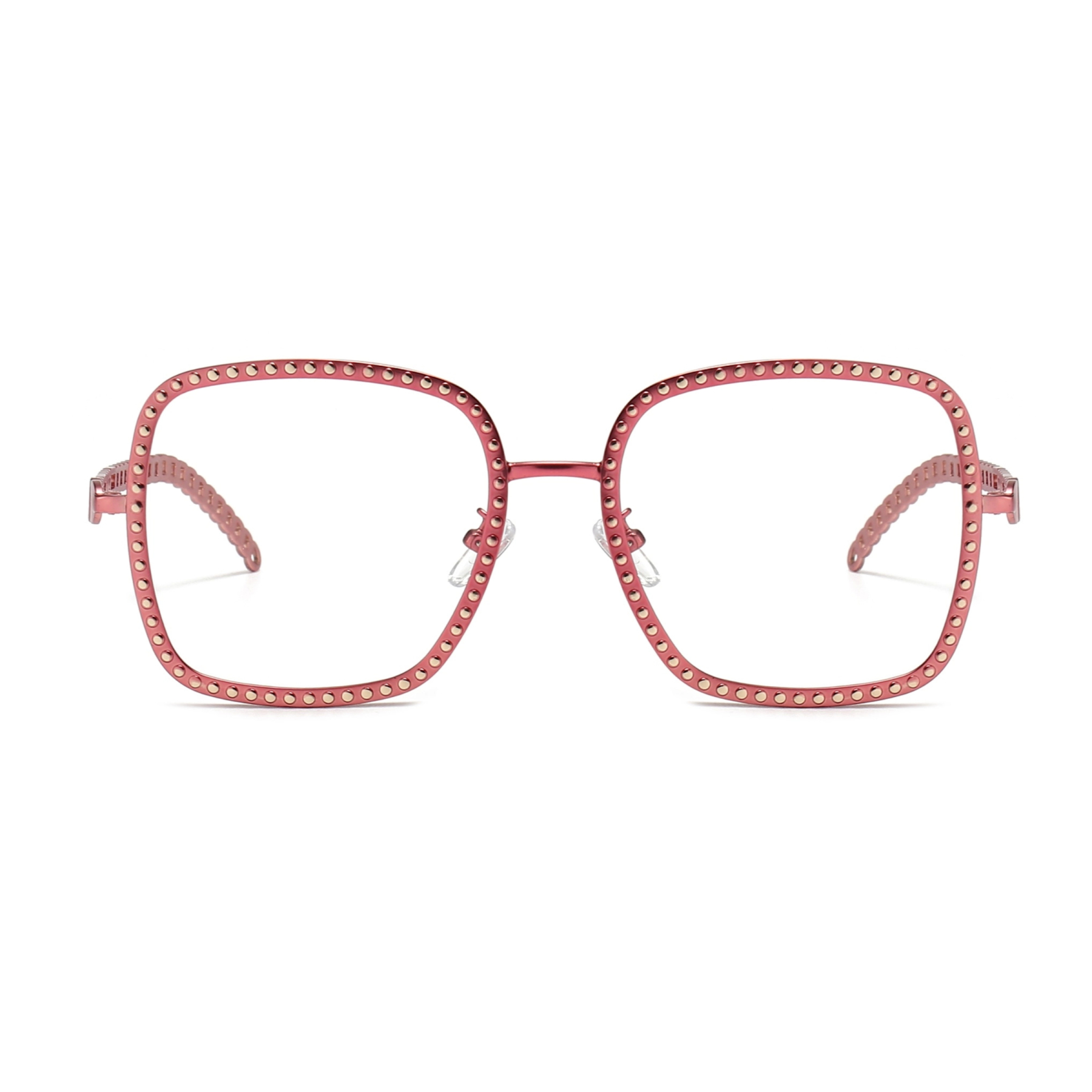 Anna-Women's square plain glasses are available with prescription optical lenses-2951
