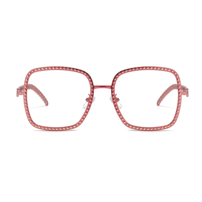 Anna-Women's square plain glasses are available with prescription optical lenses-2951