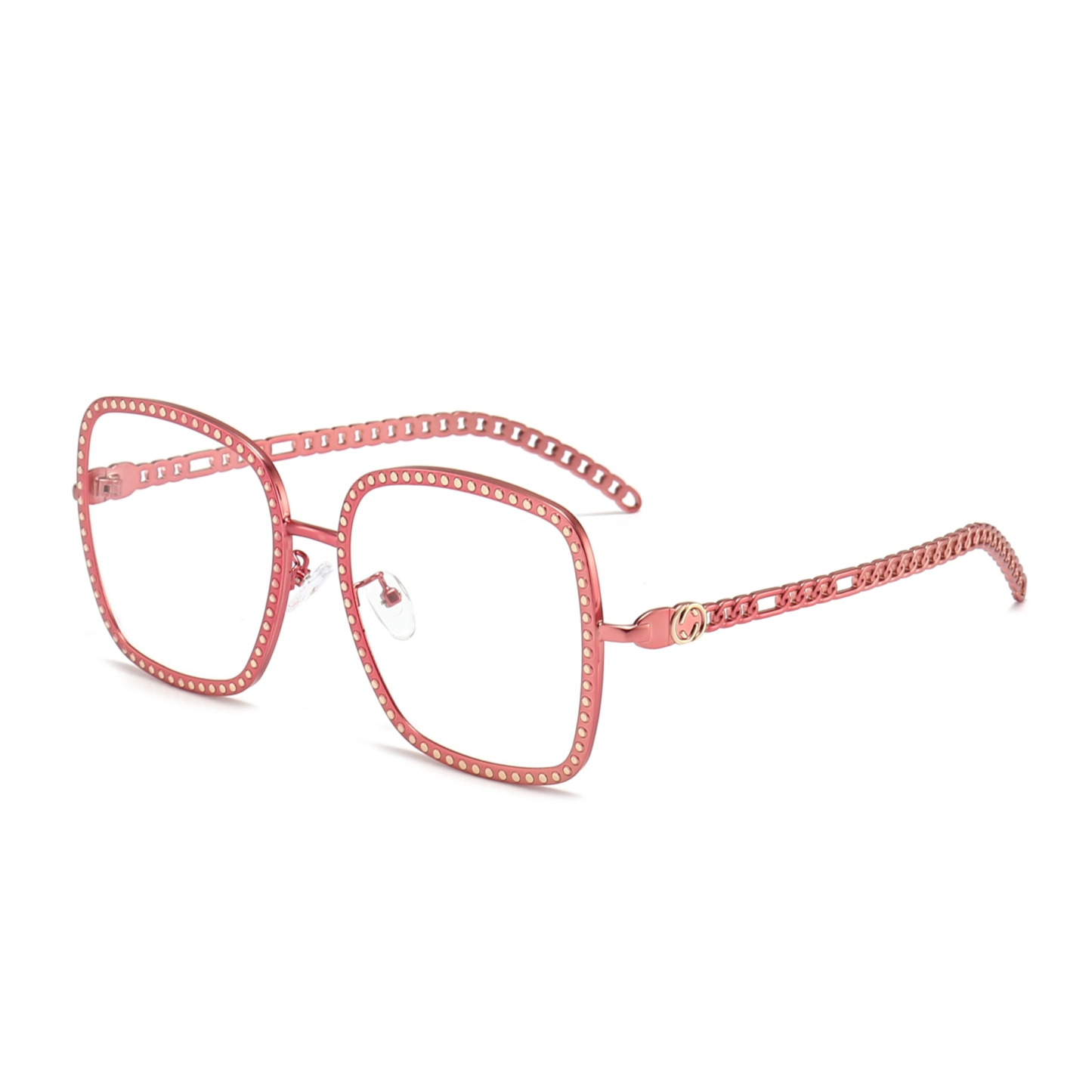 Anna-Women's square plain glasses are available with prescription optical lenses-2951