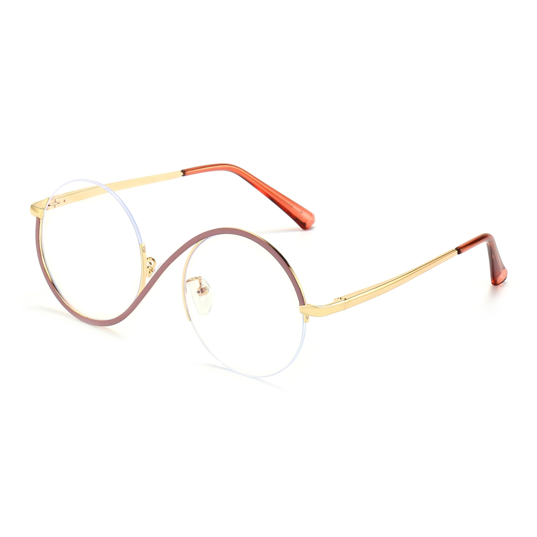 Alanni-Anti-blue light plain glasses can be equipped with optical pres