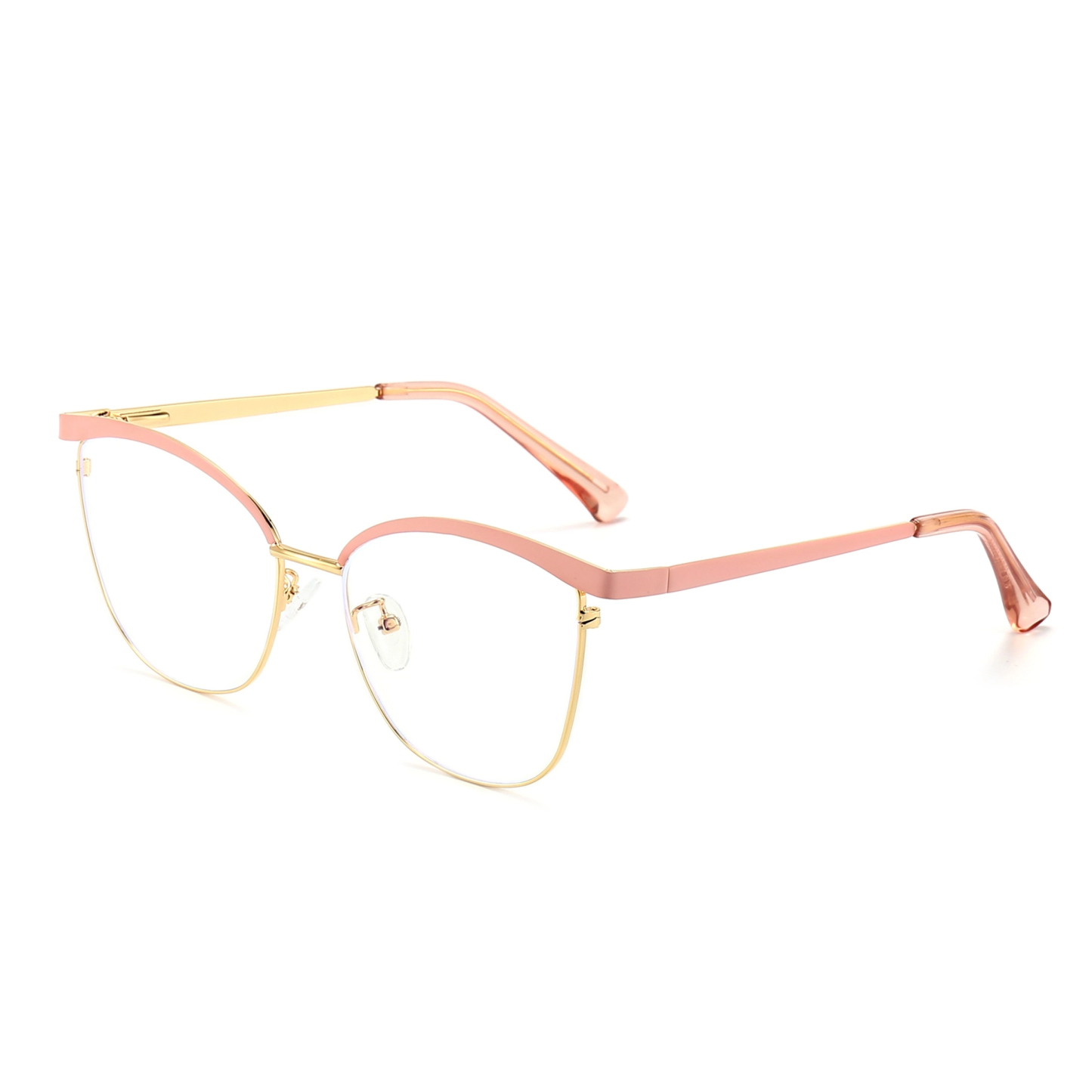 Agnes-Prescription cat-eye metallic optical glasses for women-9716