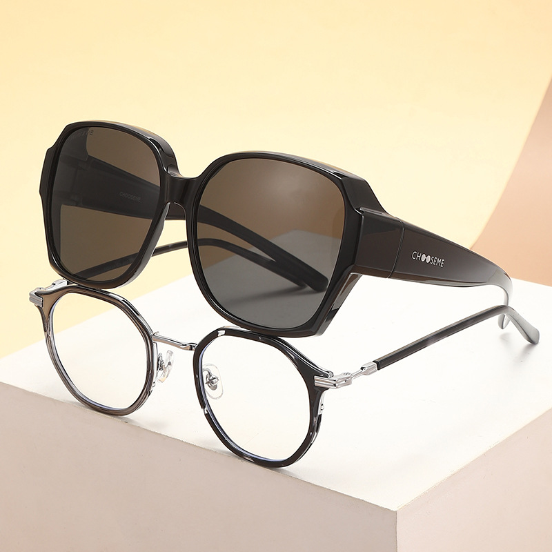Hana-Polarized sunglasses fit over glasses