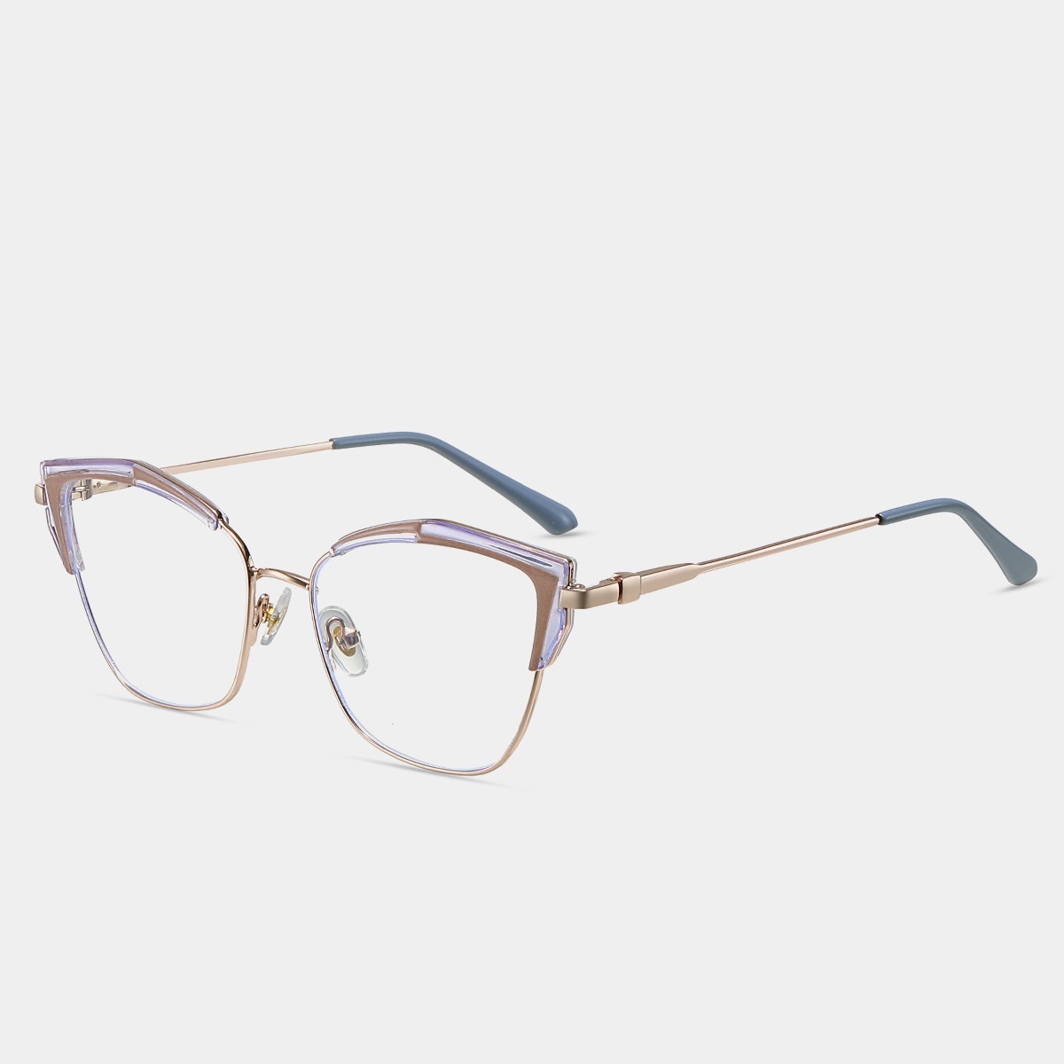 Catherine-Plain lens glasses are available with prescription optical lenses