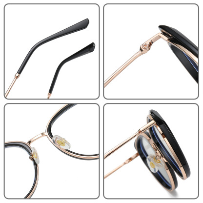 Bonnie-Plain lens glasses are available with prescription optical lenses