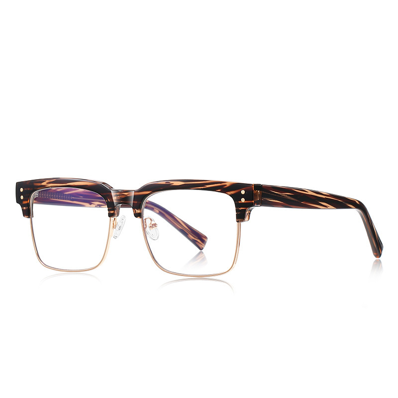 Gary-Square fullrim browline prescription glasses