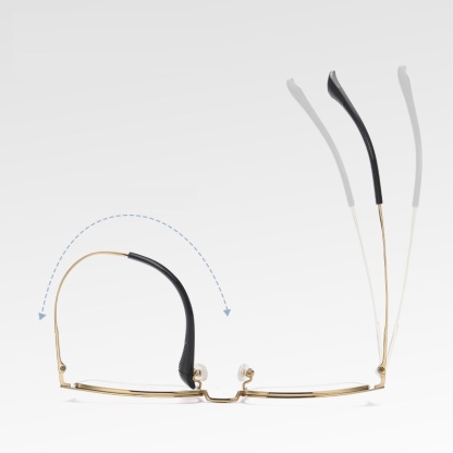 Bard-Plain lens glasses are available with prescription optical lenses