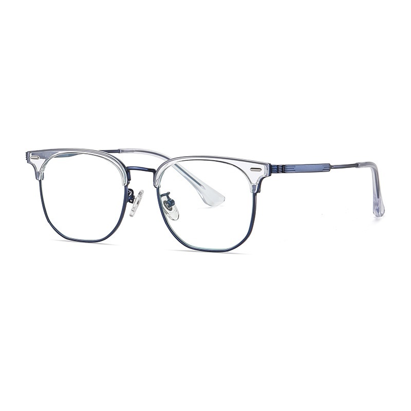 Darren-Plain lens glasses are available with prescription optical lenses