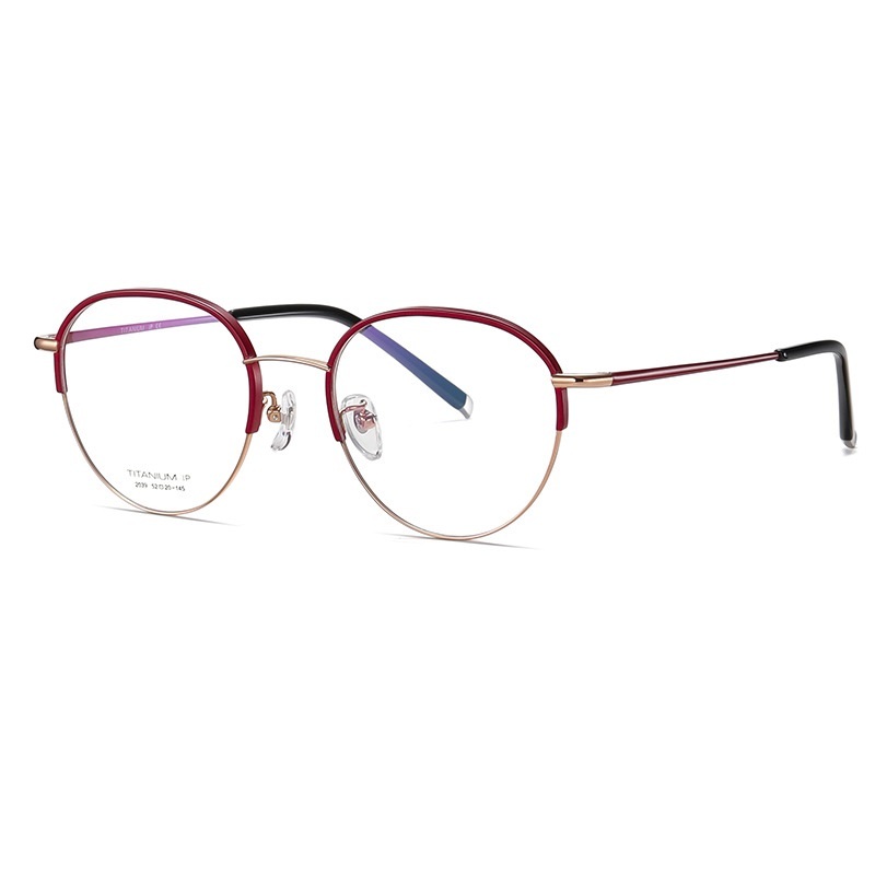Gamila-Plain lens glasses are available with prescription optical lenses