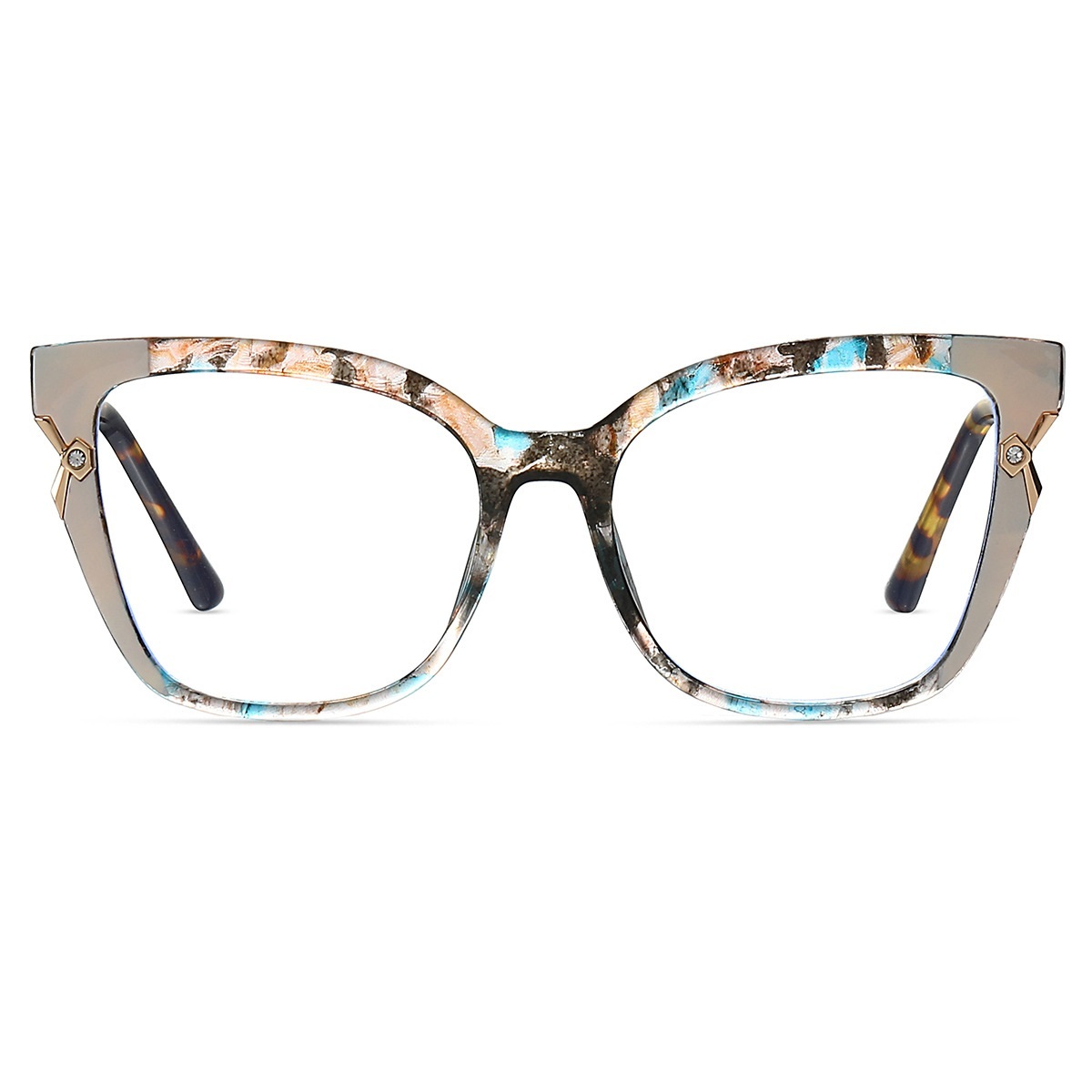 Bree-Plain lens glasses are available with prescription optical lenses