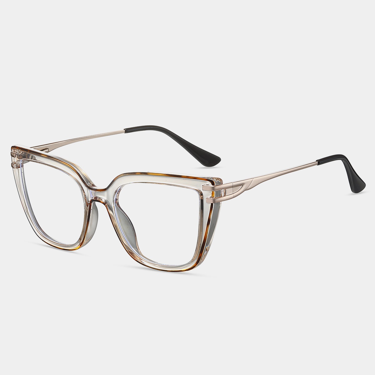 Bertha-Plain lens glasses are available with prescription optical lenses