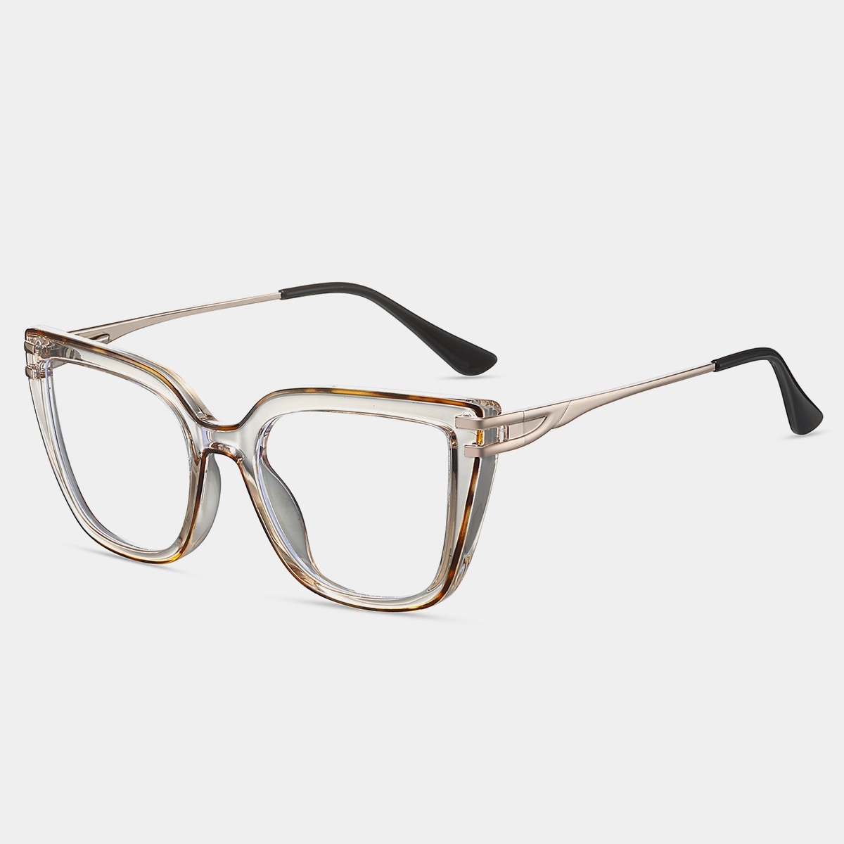 Bertha-Plain lens glasses are available with prescription optical lenses