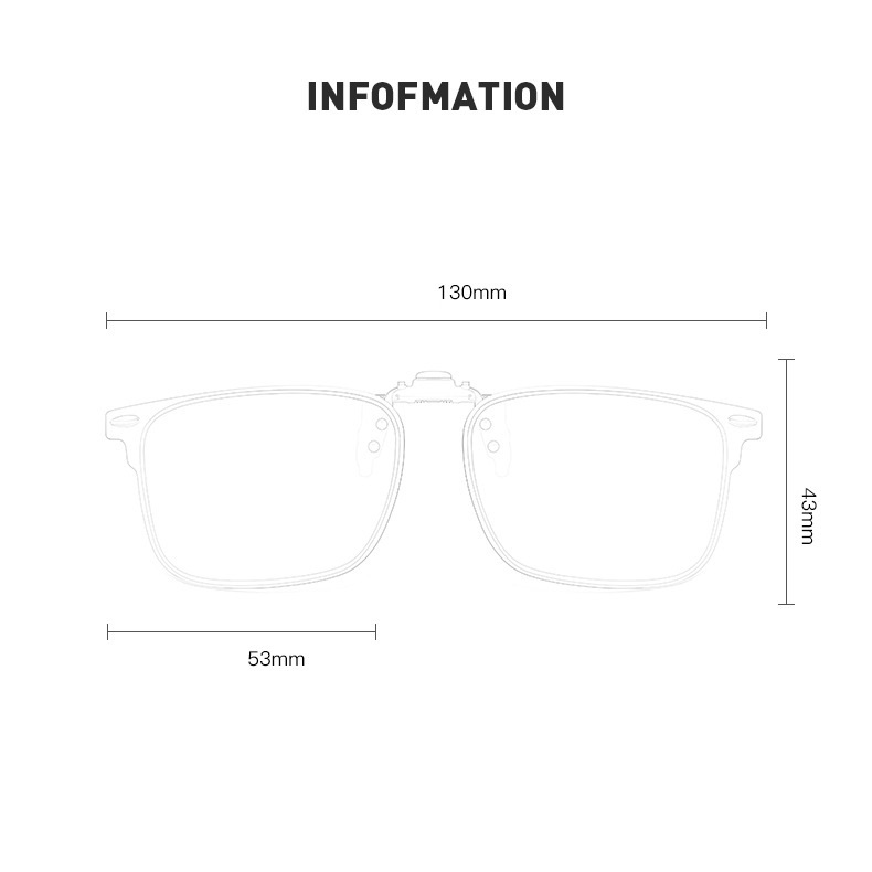 Everley-Polarizing sunglasses clip optional night vision lenses