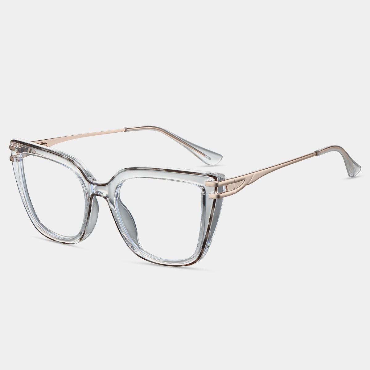 Bertha-Plain lens glasses are available with prescription optical lenses