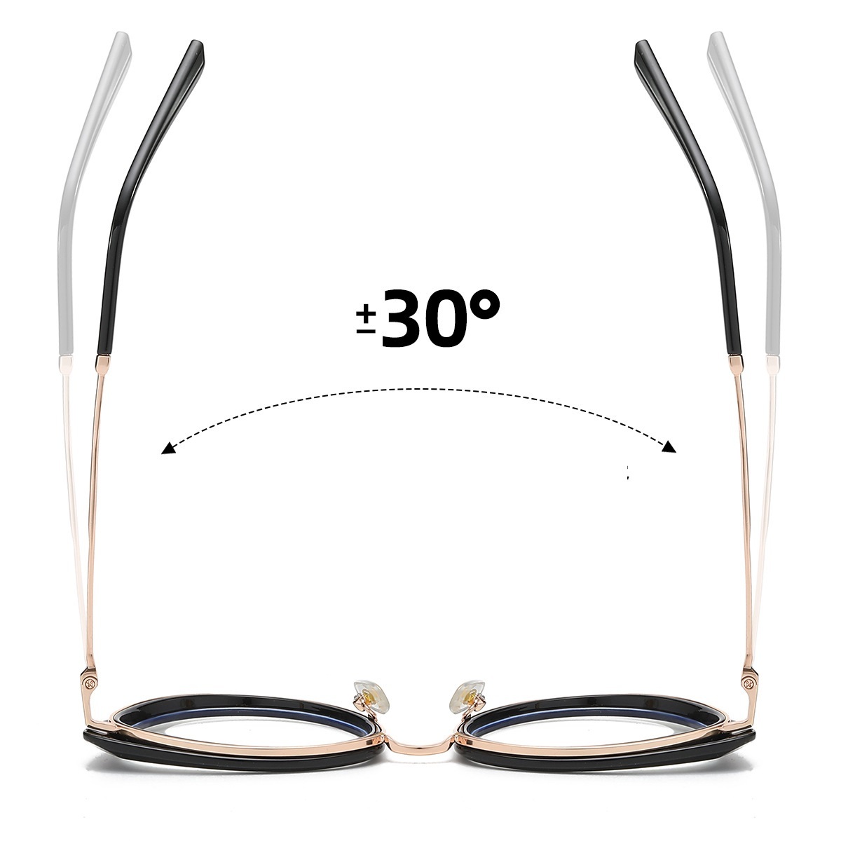Bonnie-Plain lens glasses are available with prescription optical lenses