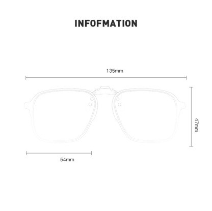 Eric-Polarizing sunglasses clip optional night vision lenses