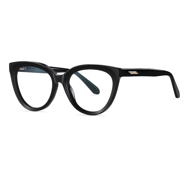 Bambi-Plain lens glasses are available with prescription optical lenses-PS8818