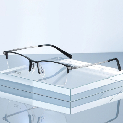 Cameron-Plain lens glasses are available with prescription optical lenses
