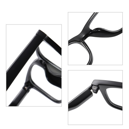 Daisy-Plain lens glasses are available with prescription optical lenses