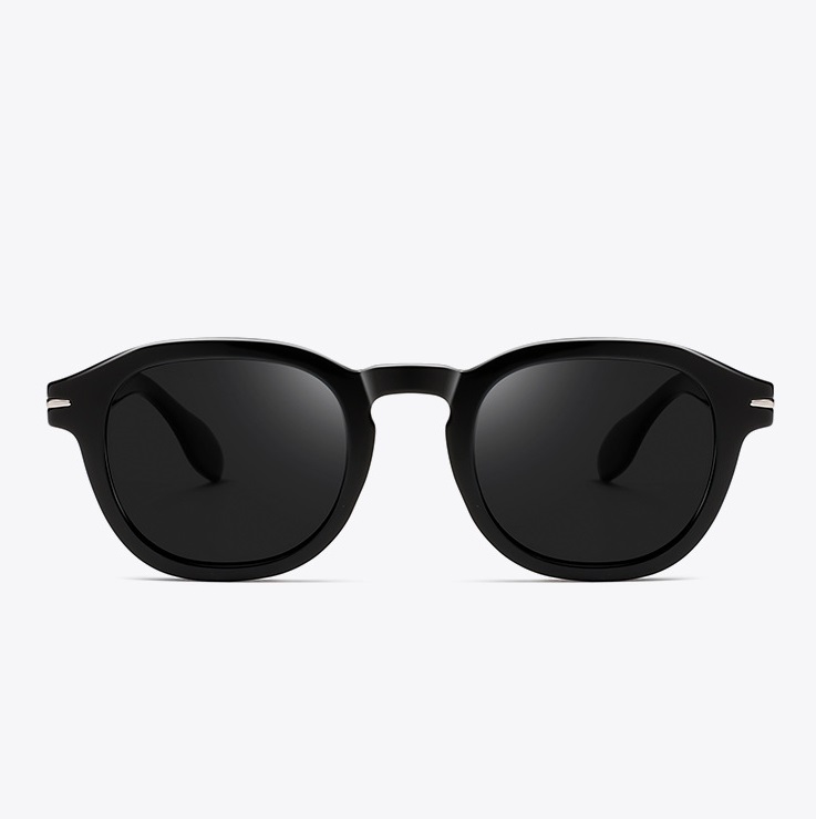 Iola-Round polarized sunglasses can be customized with optical prescription lenses