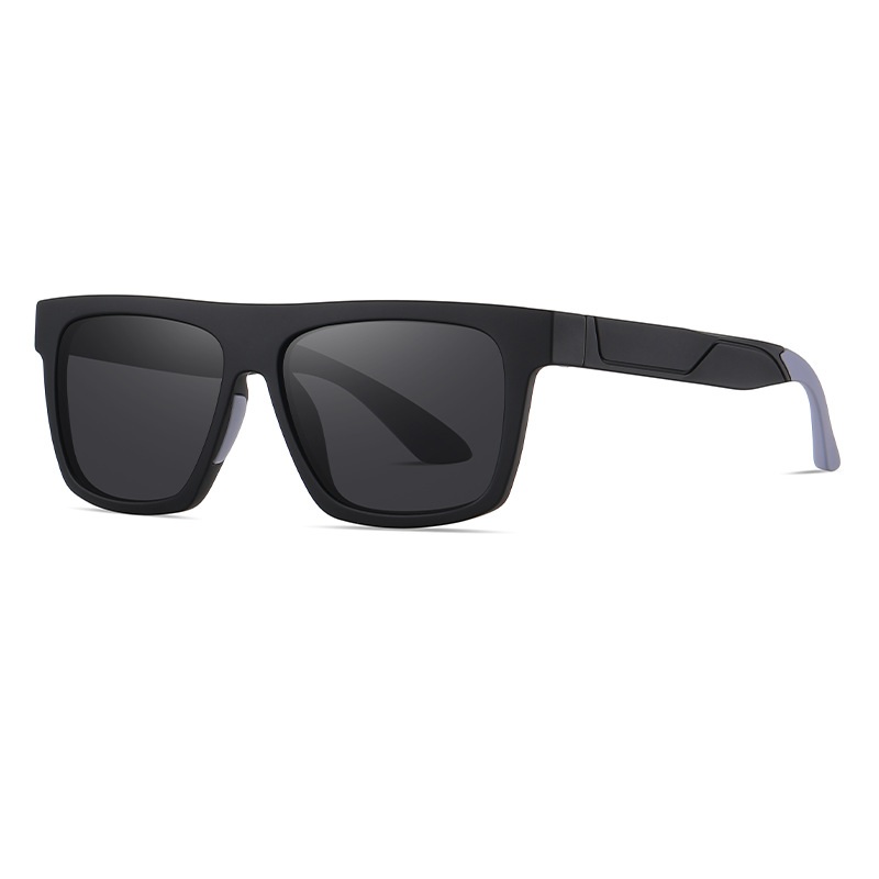Ken-Outdoor square fullrim polarized prescription sunglasses