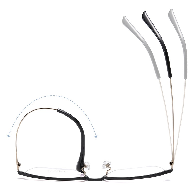 Clark-Plain lens glasses are available with prescription optical lenses