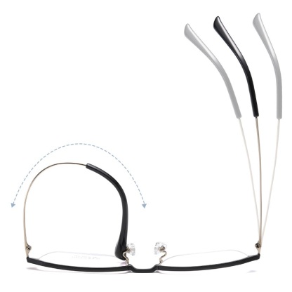 Clark-Plain lens glasses are available with prescription optical lenses