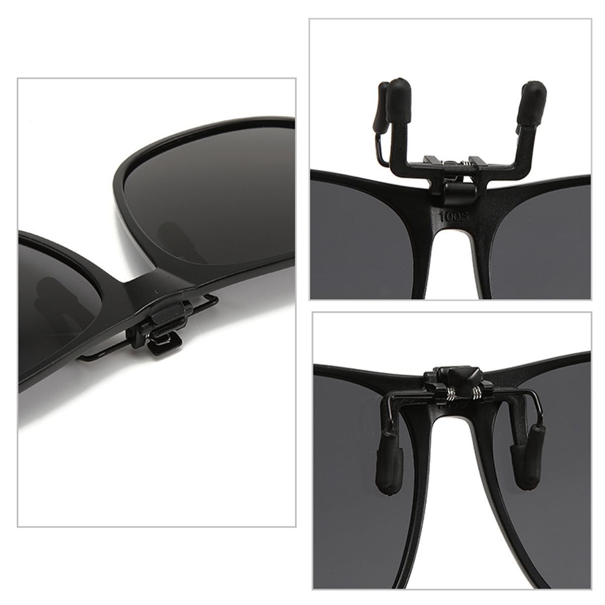 Caesar-Polarized sunglasses clip